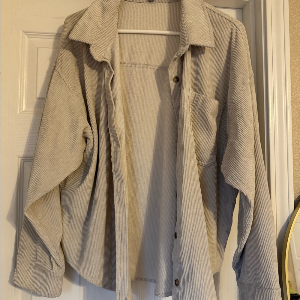 Wishlist Women's Corduroy Shirt - Cream